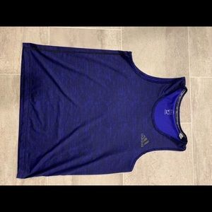 Blue/purple Adidas tank top size Large